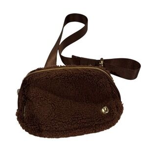 lululemon athletica Brown Sherpa Crossbody Bag
